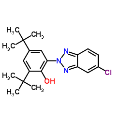 2-(2'-Hydroxy-3',5'-di-tert-butylphenyl)-5-chlorobenzotriazole Structure