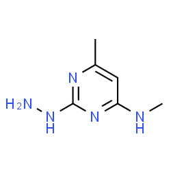 2(1H)-Pyrimidinone,4-methyl-6-(methylamino)-,hydrazone(9CI)结构式