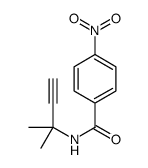 N-(2-methylbut-3-yn-2-yl)-4-nitrobenzamide结构式