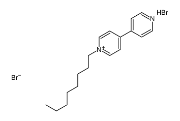 1-octyl-4-pyridin-1-ium-4-ylpyridin-1-ium,dibromide Structure