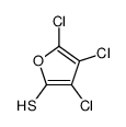 3,4,5-trichlorofuran-2-thiol结构式