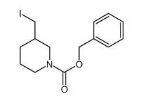 3-碘甲基哌啶-1-羧酸苄酯结构式