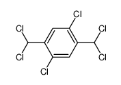 1,4-dichloro-2,5-bis(dichloromethyl)benzene Structure