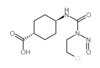 4-[(2-chloroethyl-nitroso-carbamoyl)amino]cyclohexane-1-carboxylic acid结构式