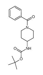 tert-butyl (1-benzoylpiperidin-4-yl)carbamate Structure