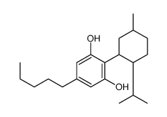 2-(5-methyl-2-propan-2-ylcyclohexyl)-5-pentylbenzene-1,3-diol Structure
