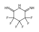 3,3,4,4,5,5-hexafluoro-6-iminopyridin-2-amine Structure