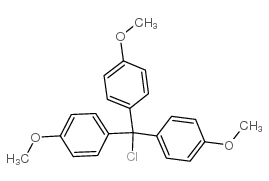 4,4',4"-TriMethoxytrityl chloride structure