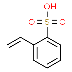 Benzenesulfonic acid, ethenyl-, homopolymer结构式