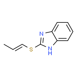 1H-Benzimidazole,2-(1-propenylthio)-,(E)-(9CI) structure