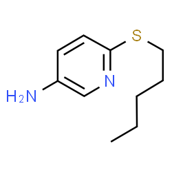3-Pyridinamine,6-(pentylthio)-(9CI) structure
