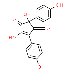 2,4-Dihydroxy-2,5-bis(4-hydroxyphenyl)-4-cyclopentene-1,3-dione picture