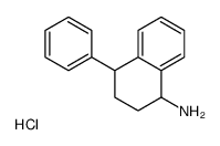 4-phenyl-1,2,3,4-tetrahydronaphthalen-1-amine,hydrochloride结构式