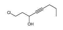 1-chlorooct-4-yn-3-ol Structure