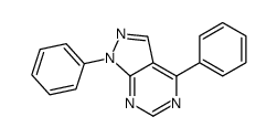 1,4-diphenylpyrazolo[3,4-d]pyrimidine Structure