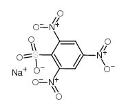 Benzenesulfonic acid,2,4,6-trinitro-, sodium salt (1:1) structure