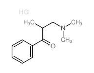 3-(dimethylamino)-2-methyl-1-phenylpropan-1-one,hydrochloride Structure