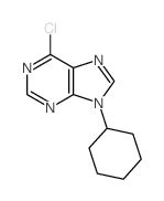 6-chloro-9-cyclohexyl-purine picture