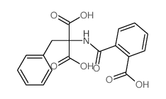 2-benzyl-2-[(2-carboxybenzoyl)amino]propanedioic acid结构式