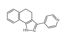 3-(pyridin-4-yl)-4,5-dihydro-1H-benzo[g]indazole结构式