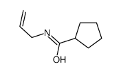 Cyclopentanecarboxamide, N-2-propenyl- (9CI) structure