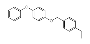 1-ethyl-4-[(4-phenoxyphenoxy)methyl]benzene Structure