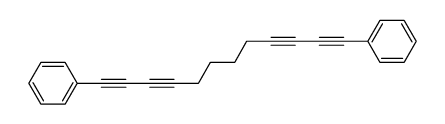 1,12-Diphenyl-dodeca-1,3,9,11-tetain Structure