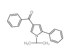 Methanone,[1-(1-methylethyl)-5-phenyl-1H-pyrrol-3-yl]phenyl- structure