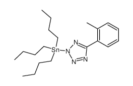 2-tributyltin-5-(2-methylphenyl)tetrazole Structure