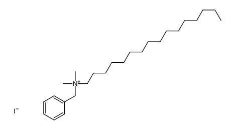 benzyl-hexadecyl-dimethylazanium,iodide结构式