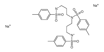 N,N',N"-TRI-P-TOSYL-3,3'-*IMINOBISPROPYL AMINE DISOD结构式