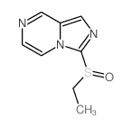 Imidazo[1,5-a]pyrazine,3-(ethylsulfinyl)- structure