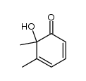 6-hydroxy-5,6-dimethyl-cyclohexa-2,4-dienone Structure