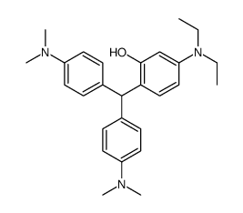 2-[bis[4-(dimethylamino)phenyl]methyl]-5-(diethylamino)phenol Structure