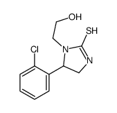 5-(2-chlorophenyl)-1-(2-hydroxyethyl)imidazolidine-2-thione Structure