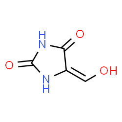 2,4-Imidazolidinedione,5-(hydroxymethylene)-(9CI) structure