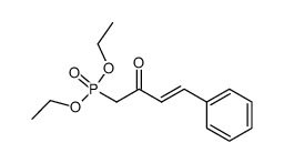 (4-Phenyl-2-oxo-3-butenyl)phosphonic acid diethyl ester Structure