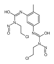 1-(2-chloroethyl)-3-[3-[[2-chloroethyl(nitroso)carbamoyl]amino]-4-methylphenyl]-1-nitrosourea结构式