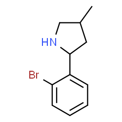 Pyrrolidine, 2-(2-bromophenyl)-4-methyl- (9CI)结构式