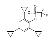 (2,4,6-tricyclopropylphenyl) trifluoromethanesulfonate Structure