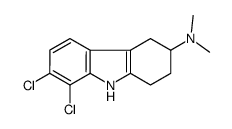 7,8-dichloro-N,N-dimethyl-2,3,4,9-tetrahydro-1H-carbazol-3-amine结构式