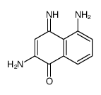 2,5-diamino-4-iminonaphthalen-1-one结构式