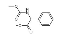 methoxycarbonylamino-phenyl-acetic acid结构式