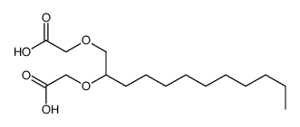 2-[2-(carboxymethoxy)dodecoxy]acetic acid Structure