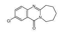 2-chloro-7,8,9,10-tetrahydro-6H-azepino[2,1-b]quinazolin-12-one结构式
