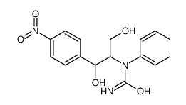 1-[1,3-dihydroxy-1-(4-nitrophenyl)propan-2-yl]-1-phenylurea Structure