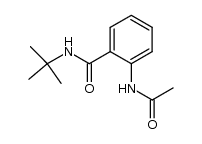 N-tert-butyl-2-acetamidobenzamide Structure