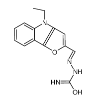 [(4-ethylfuro[3,2-b]indol-2-yl)methylideneamino]urea Structure