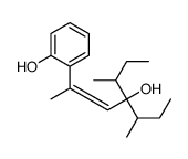 2-(4-butan-2-yl-4-hydroxy-5-methylhept-2-en-2-yl)phenol结构式