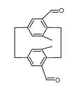 16,46-dimethyl-1,4(1,4)-dibenzenacyclohexaphane-12,42-dicarbaldehyde Structure